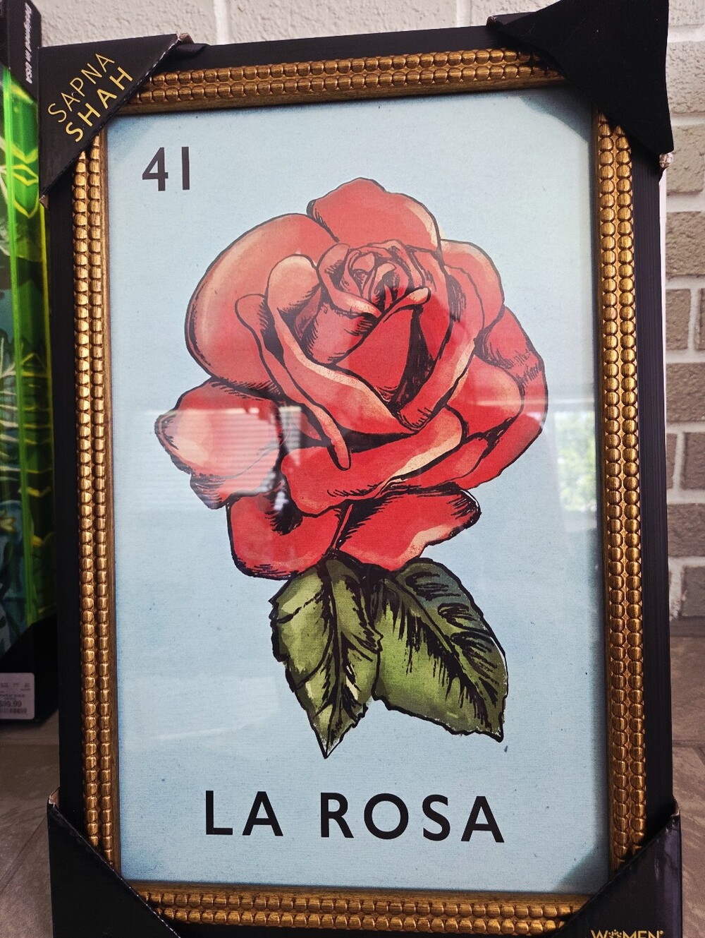 NWT Sapna Shah #41 La Rosa Mexican Loteria.